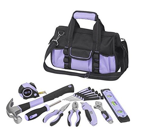 New lavender craftsman 54 pc lady tool set kit, case wr…