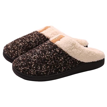 Zapatillas De Felpa De Invierno para El Hogar, Gel De Rebote Lento ...