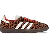 adidas Originals Samba OG Womens Sneaker (Red Leopard White, Size 7)