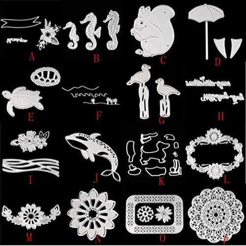 Fabal New Steel Metal Die Cutting Dies Scrapbooking Embossing Dies Cut Stencils DIY Decorative Cards Embossing (G) - Thumbnail 6