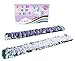Celebrate A Memory Unicorn Slap Bracelets Party Supplies, Gifts, Favors, Games, Toys for Girls, & Kids, Pack of 8 Reversible Rainbow Color Sequin Wrap Around Wrist Bands or Hair Ties for Birthday Parties, or Christmas, 8.5