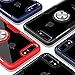 UARMOR iPhone 8 Plus Case, iPhone 7 Plus Clear Slim Bumper Case with Magnetic for Car Mount, Ring Holder Rotating Stand Case Cover for Apple iPhone 7/8 Plus 5.5 inch - Black