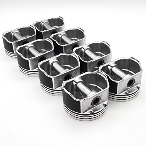 AZUSA PISTON SET for 1996-2002 GM 5.7L Chevy 350 CADILLAC GMC V8 OHV 16V VORTEC R (.020"(0.50MM)) - Thumbnail 2