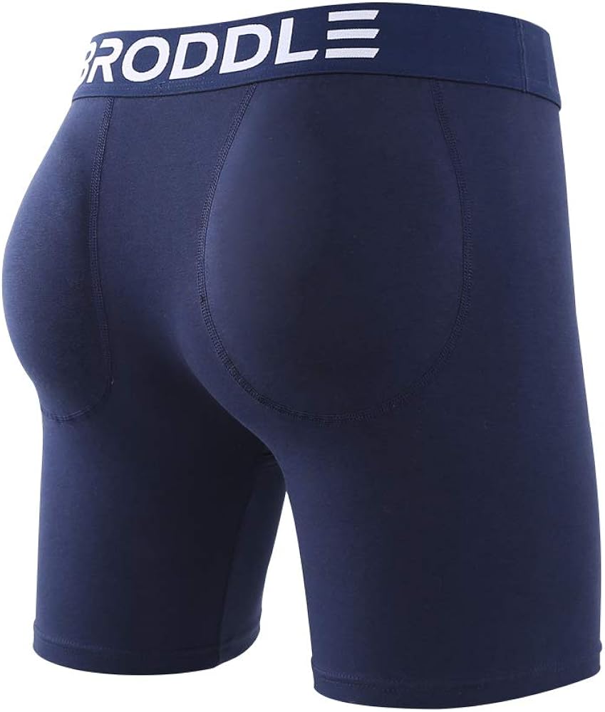 BRODDLE Mens Package and Butt Padded Underwear Enhancing Boxer Briefs