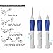 Magic Embroidery Pen Punch Needles, Embroidery Pen Set,Embroidery Patterns Craft Tool Including 50 Color Threads for DIY Sewing Cross Stitching and Knitting Sewing Tool (Colorful)