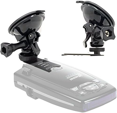 Super Suction Windshield Suction Cup Mount for Escort Passport X70 X80 S55 8500X50 8500 9500ix 9500 S55 Solo S2 S3 STi and Beltronics RX-65 Radar Detectors (Not for Escort IX & MAX Series)