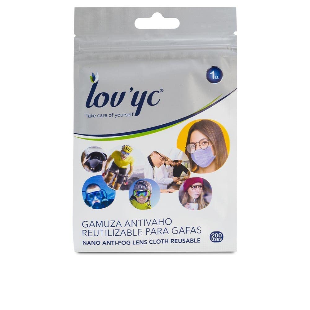 LOV YC Reusable Anti-Fog Cloth for Glasses and Lenses 1U