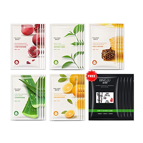 Face Mask Lab Face Mask [20 Pack Set] Hydrating Facial Skin Care