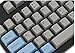 Leopold FC980M Mechanical Keyboard 98 Keys Cherry MX PBT (Grey/Blue(Black Switch))