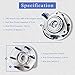 513188 x2 (Both) Front Wheel Bearing and Hub Assembly Fit for Isuzu Ascender Oldsmobile Bravada GMC Envoy Buick Rainier Chevy Trailblazer 6 Lug W/ABS (Updated)