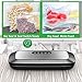 Vacuum Sealer Machine, Automatic Food Vacuum Sealer with Smart Stainless Steel Panel Touch Control, Sous Vide Vacuum Sealer Machine with Dry & Moist Sealing and Starter Kit