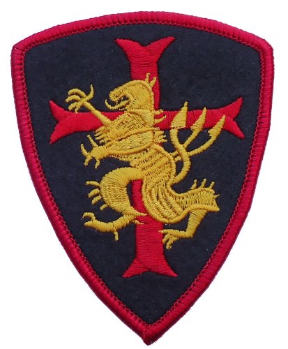 Velcro DEVGRU Seal Team VI Golden Team Crusader Red Cross Lion [3.5 inches]Patch