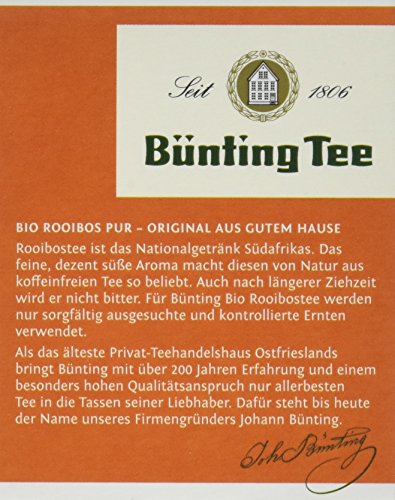 Bünting Tee Rooibos Pur 3er Pack â Bio Rooibostee â 3 x 20 Teebeutel – Bild 3