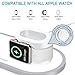 Wireless Charger, AUDON 3 in 1 Wireless Charging Pad for iPhone Apple Watch iWatch Series 4/3/2/1& AirPods, Qi Fast Wireless Charging Station Pad for iPhone Xs Max/Xs/Xr/X/8/8 Plus (White)