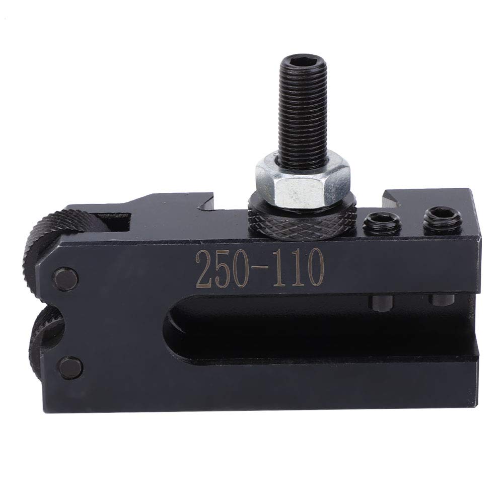 Tool Post, CNC Lathe Tool Holder,Clamping Range 3/16-1/2 inch,Tool Bit Range 3/4x3/8x1/4 inch,for Turning,Facing,knurling,heavy duty cutting,lathe Swing