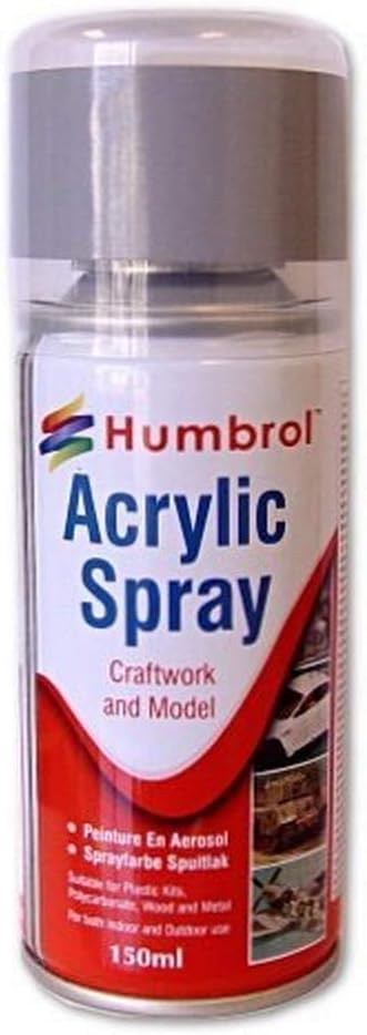 Humbrol Gloss Spray Paint AD6022 No 22 White 150ml Model Paints