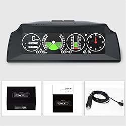 Car Inclinometer Offroad Clinometer for Pitch