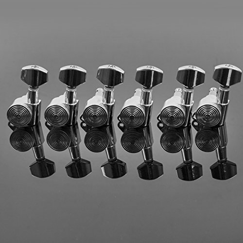 image for lotmusic Locking Tuning Pegs For Electric Acoustic Guitar Tuner Machin
