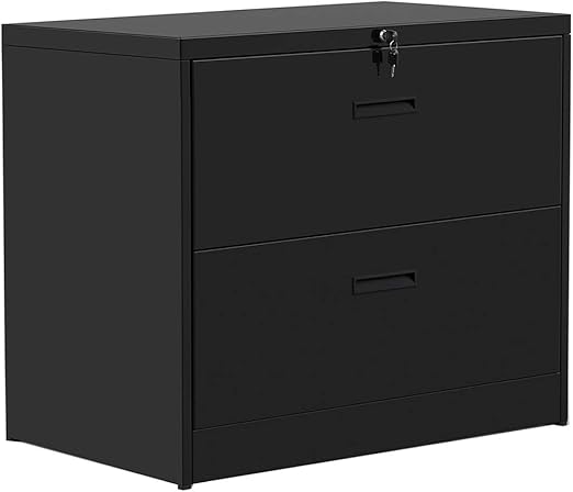 Amazon Com Modernluxe File Cabinet Home Office Lockable Heavy