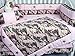 SOHO Pink Camo Baby Crib Nursery Bedding Set 13 pcs included Diaper Bag with Changing Pad & Bottle Case
