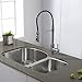 Kraus KPF-1612 Single Lever Pull Down Kitchen Faucet Chrome