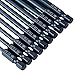 Tonsiki 10 Pieces 1/4 Inch Hex Shank T7-T40 4 Inch Length Chromium Vanadium Alloy Steel Torx Security Head Screwdriver Drill Bits Set