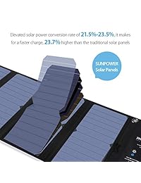 bigblue USB Panel Solar Charge para iPhone 7 7 Plus 6 6 Plus, iPad Air 2 Mini 3, Galaxy S6 S6 Edge y Más