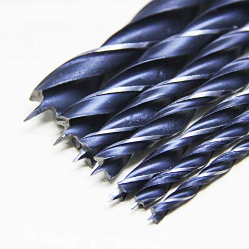 Tool - 7 Pieces 12" 300mm Extra Long Twist Brad Point Wood Drill Bit Set 4 5 6 7 8 10 12mm Ing Drilling Ol - Thumbnail 4