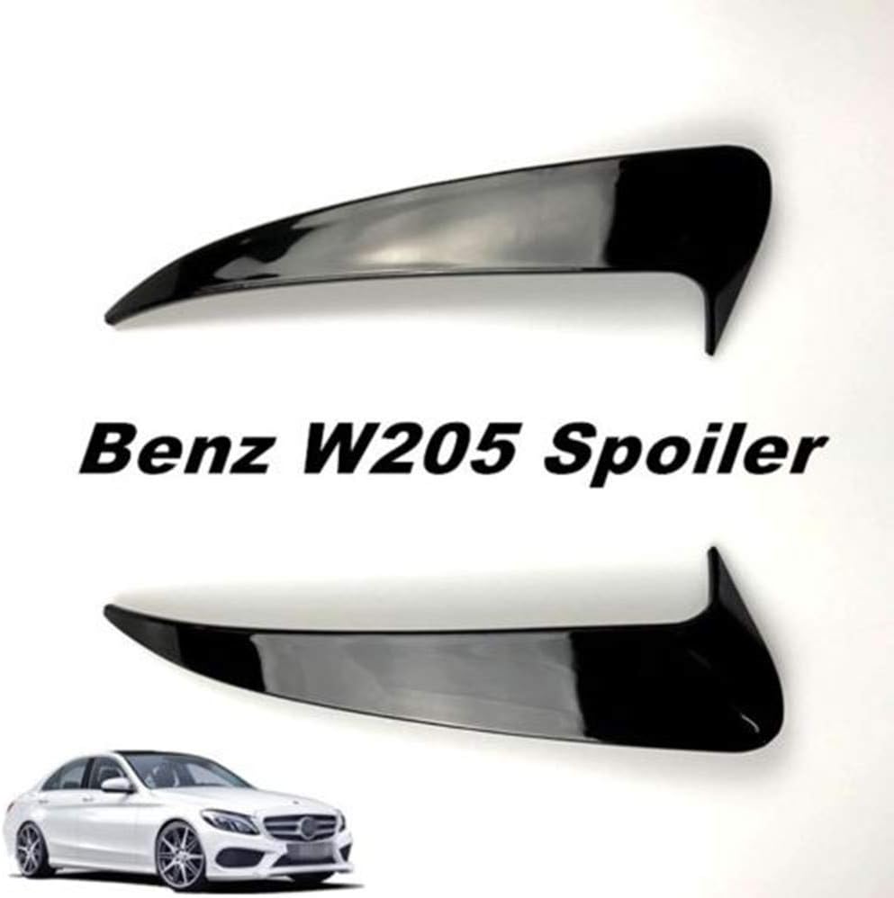 Aspeike Black C63 Style Canard/Air Vent Cover Trim Fit Benz W205 C180 C200 C250 C300 4-Door