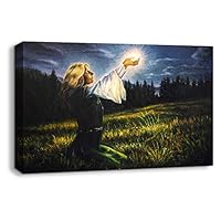 Canvas Wall Art Creative Illustrations Canvas Prints Home Artwork Decoration for Living Room,Bedroom - 12x18 inches