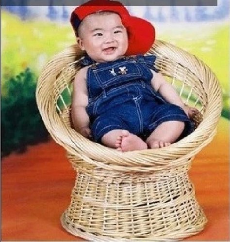 Newborn Baby Infant Studio Professional Photography Photo Posing Props Handmade Woven Basket D-15