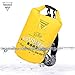 Forbidden Road Waterproof Dry Bag 2L / 5L / 10L / 15L / 20L Roll Top Sack Bag for Kayaking Boating Camping Long Adjustable Shoulder Straps Included (8 Colors)