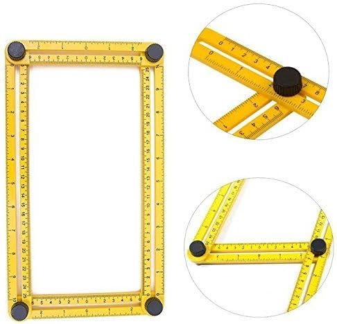 Angleizer Template Tool, Ruler, Light Weight, Time Saving, ABS, Find Angles Fast, Construction, Home Improvement