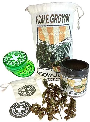 Meowijuana Catnip Buds, Feline Approved, Infused Maximum Potency your Cat is guaranteed to go crazy for!