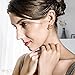 Wistic Sterling Silver Earrings with Jackets and Cubic Zircons Ear Stud Cuff For Women Girls (rose gold)