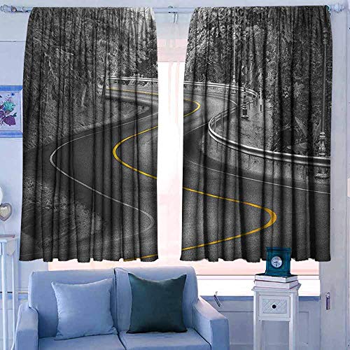 Rod Pocket Blackout Curtain 42 W X 72 L Decor Room Darkening