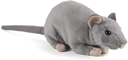 Amazon | Squeaking Rat Soft Toy Animal 