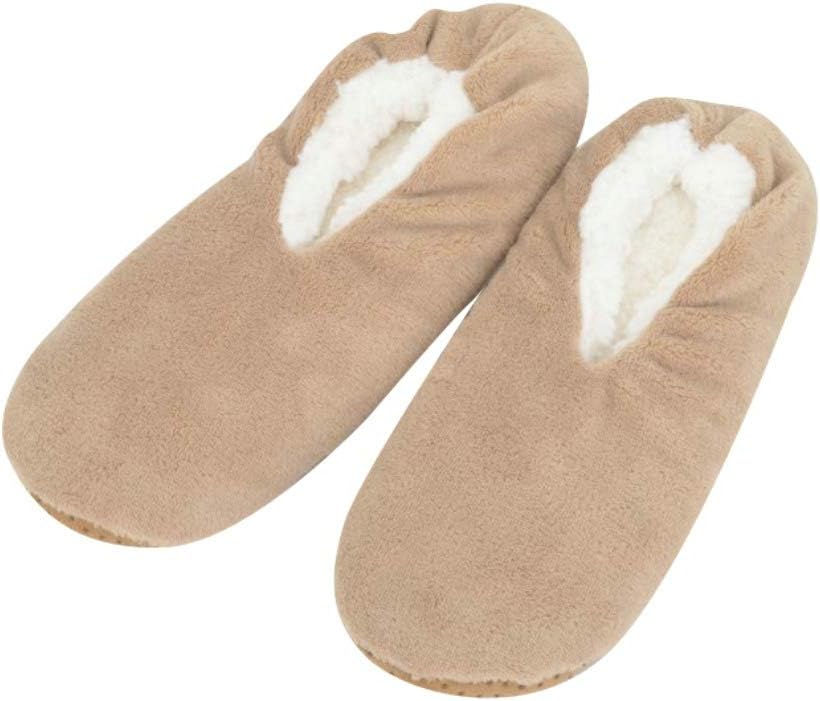 Elfjoy Men's Slippers Socks Autumn Winter Indoor Non-skid Floor Shoes