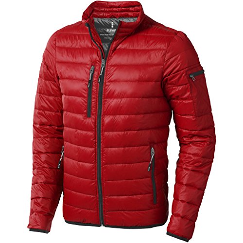 Elevate Mens Scotia Light Down Jacket (L) (Red)