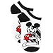 Disney Mickey Mouse 6 pack Socks (9-11 (Shoe: 4-10), Classic Mickey White/Red)