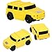 Magic Inductive Toy Car Truck Tank Bus Follow Any Black Drawn Line For Pre-school Learning and Children (Yellow Hummer 1 Piece)