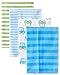 Gerber Unisex-Baby 4-Pack Flannel Burp Cloth, car and stripe, 20