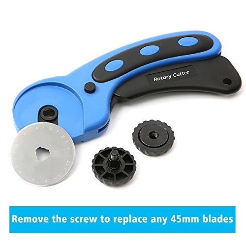 image for ARTISTORE 45mm Rotary Cutter with Rotary Cutter Blades 45mm for Cuttin