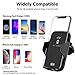 Wireless Car Charger, Prymax Qi Wireless Charging QC Fast Charge Car Phone Holder, Infrared Induction Automatic Open & Lock, Dashboard & Air Vent Phone Mount Compatible with Samsung iPhone