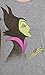 Disney Women's T-Shirt Maleficent Print Villain Heather Grey (Heather Grey, X-Large)
