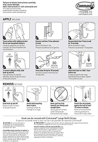 Command Double Hook - Silver - Image 6