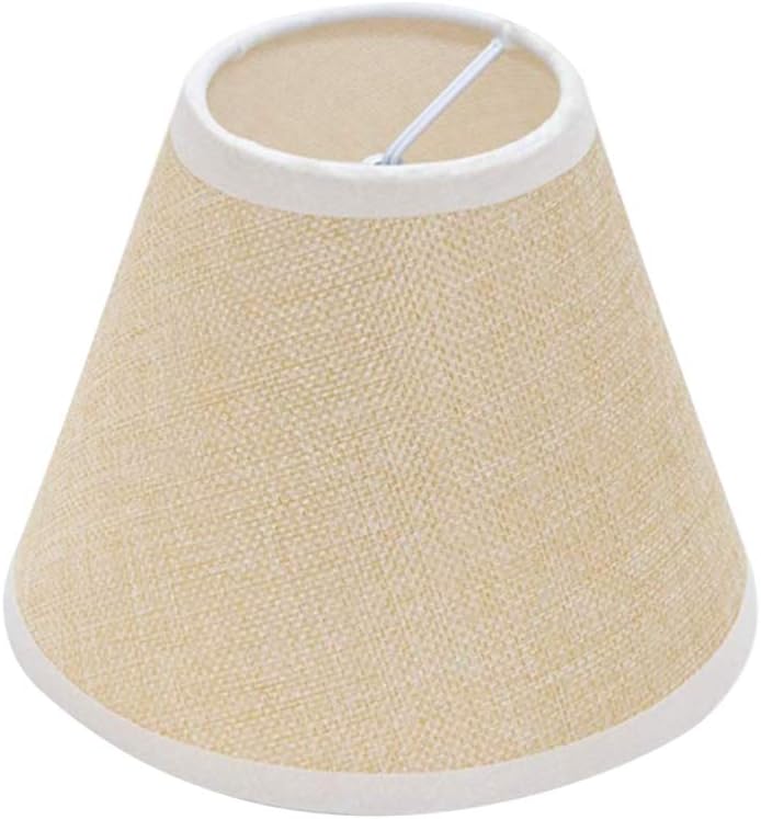 Uonlytech Lamp Shade Linen Fabric Lamp Cover for Chandeliers Lights Table Floor Wall s Ceiling Replacement
