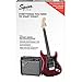 Squier by Fender Stratocaster Beginner Electric Guitar Pack with Frontman 15G Amplifier - Candy Apple Red Finish - HSS