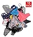 Abclothing Pack of 15 Cotton Lace G-string Sexy Lingerie T-back Thongs Panties Assorted Color L