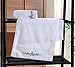 XFXHome Cotton bath towel five-star hotel grade 100% cotton towel suit (three-piece)(Gray pattern)